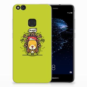 Huawei P10 Lite Telefoonhoesje met Naam Doggy Biscuit