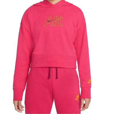 Sweatshirt met Capuchon voor Meisjes CROP HOODIE Nike DM8372 666 Roze - Maat: 16 jaar