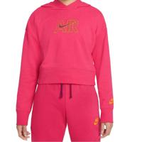 Sweatshirt met Capuchon voor Meisjes CROP HOODIE Nike DM8372 666 Roze - Maat: 16 jaar