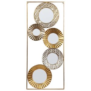 Beliani MAICOBA - Decoratieve Spiegel-Goud-IJzer, Glas