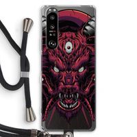 Hell Hound and Serpents: Sony Xperia 1 III Transparant Hoesje met koord