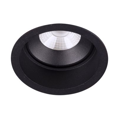 BR6020 LED-inbouwspot verdiept 6,5W 2700K/DTW IP44 Dimbaar Zwart