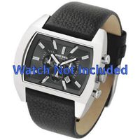 Horlogeband Diesel DZ4140 Leder Zwart 29mm - thumbnail