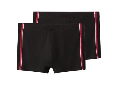 esmara Men Set van 2 heren boxers (Strepen zwart, M)