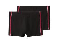 esmara Men Set van 2 heren boxers (Strepen zwart, M)