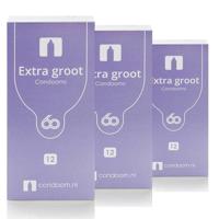 Condoom.nl Extra Groot Condooms 60mm Condoom.nl Extra Groot Condooms 60mm