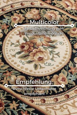 Hanse Home - Nouristan Herat Orient Teppich Adraskan Black Cream - 80x240 cm