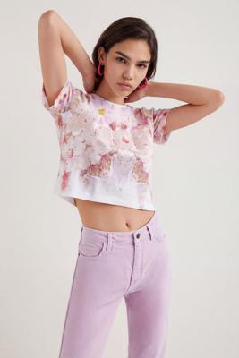 Cropped T-shirt met Amore - RED - XL Cropped T-shirt met Amore - RED - XL