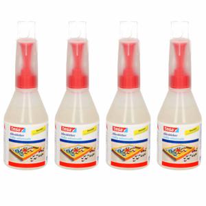 Tesa hobbylijm - 4x - 90 gram - hobby - knutselbenodigdheden - lijm - hobbylijm