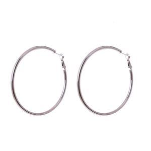 Go Dutch Label Creolen 6 cm Zilver