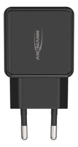 Ansmann HomeCharger HC218PD USB-oplader 18 W Thuis Uitgangsstroom (max.) 3000 mA Aantal uitgangen: 2 x USB 2.0 bus A, USB-C bus