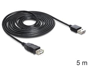 DeLOCK EASY-USB-A 2.0 male > USB-A 2.0 female verlengkabel 5 meter