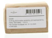 Jacob Hooy Zedoaria wortel/zitwerwortel Jacob Hooy Zedoaria wortel/zitwerwortel