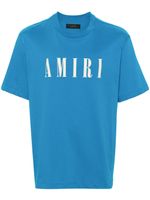 AMIRI t-shirt à logo imprimé - Bleu