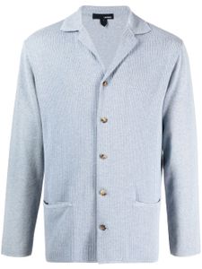 Lardini chemise en maille nervurée - Bleu