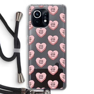 Chicks before dicks: Xiaomi Mi 11 Transparant Hoesje met koord