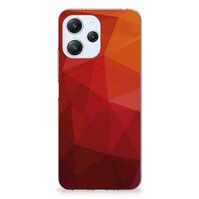 TPU Hoesje voor Xiaomi Redmi 12 4G Polygon Red