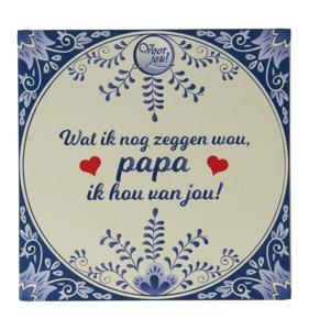 Tablet pap hou van jou