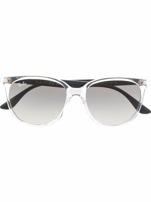 Ray-Ban lunettes de soleil à monture ronde - Noir