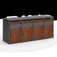 Container berging roest 4 containers