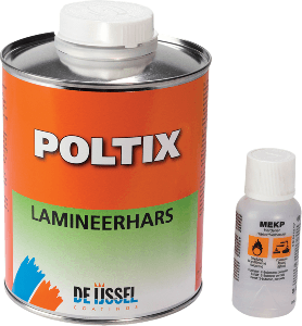 de ijssel poltix lamineerhars set 0.75 ltr