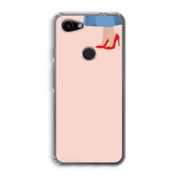 High heels: Google Pixel 3a Transparant Hoesje