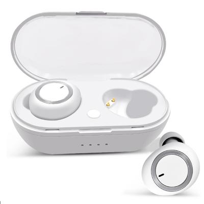 TWS-a1 Bluetooth headset 5 0 True Wireless Mini onzichtbare sport Running muziek koptelefoon met laadbak Mic (wit)