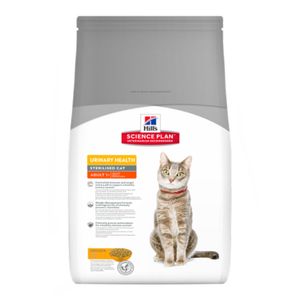 Hill's Pet Science Plan Feline Adult Urinary Health Sterilised Cat droogvoer voor kat 1,5 kg Volwassen Kip