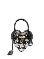 Moschino sac à design cœur - Noir