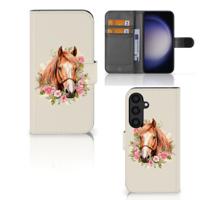 Telefoonhoesje | Met pasjeshouder | voor Samsung Galaxy S24 Paard