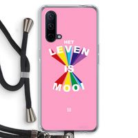 Het Leven Is Mooi: OnePlus Nord CE 5G Transparant Hoesje met koord