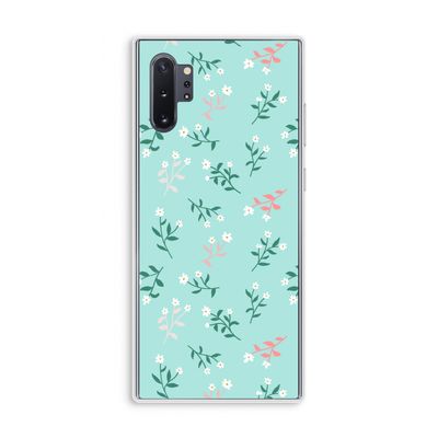 Small white flowers: Samsung Galaxy Note 10 Plus Transparant Hoesje