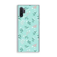 Small white flowers: Samsung Galaxy Note 10 Plus Transparant Hoesje