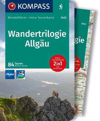 Wandelgids 5422 Kompass Wanderführer Wandertrilogie Allgäu | Kompass