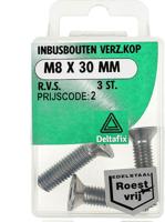 Inb.bout verz.kop m8x30mm rvs 3st - Deltafix