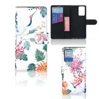 Xiaomi Redmi Note 10 Pro | Telefoonhoesje | Met pasjeshouder | Bird Flowers