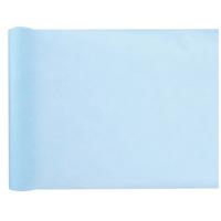 Tafelloper/decoratie stof - lichtblauw - 30 cm x 10 m - non woven polyester Tafelloper/decoratie stof - lichtblauw - 30 cm x 10 m - non woven polyester