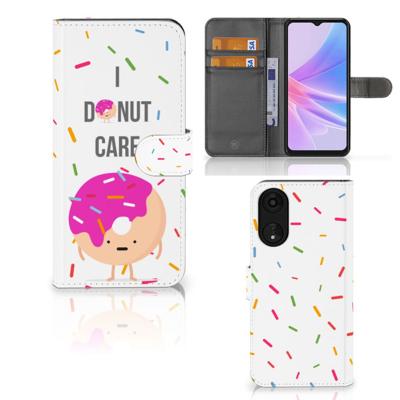 OPPO A78 5G | A58 5G | Book Cover | Donut Roze OPPO A78 5G | A58 5G | Book Cover | Donut Roze