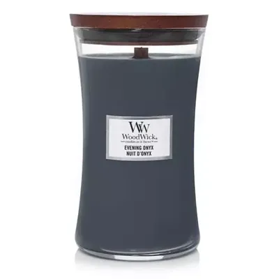 WoodWick large candle evening onyx