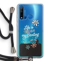 Tough Life: Huawei P20 Lite (2019) Transparant Hoesje met koord