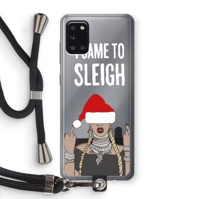 Came To Sleigh: Samsung Galaxy A31 Transparant Hoesje met koord