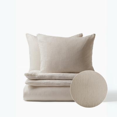 Dekbedovertrek Katoen - Eenpersoons (140x220 cm) - Wit/ Groen/ Taupe/ Grijs/ Antraciet/ Beige Katoen - Dessin: Effen - Yellow Suites -