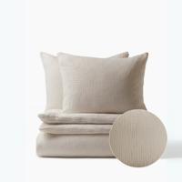 Dekbedovertrek Katoen - Eenpersoons (140x220 cm) - Wit/ Groen/ Taupe/ Grijs/ Antraciet/ Beige Katoen - Dessin: Effen - Yellow Suites -