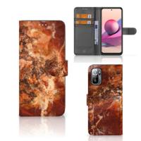 Xiaomi Redmi Note 10/10T 5G | Poco M3 Pro | Bookcase | Marmer Bruin