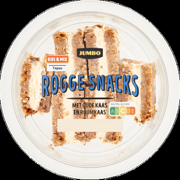 Jumbo Rogge Snacks met Oude Kaas en Roomkaas 100 g