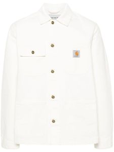 Carhartt WIP veste en toile à col en velours côtelé - Blanc