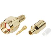 TRU COMPONENTS 1579346 SMA-connector Stekker, recht 50 Ω 1 stuk(s)