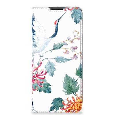 Motorola Moto G22 | Hoesje maken | Bird Flowers