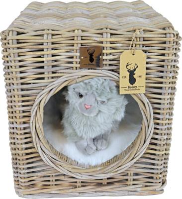 Boony Est 1941 rotan hocker 40x40x45 cm - Gebr de boon