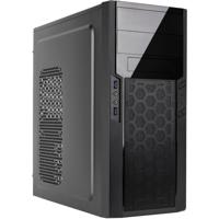 SilverStone sst-ps13b midi tower behuizing (zwart | 2x usb-a)
